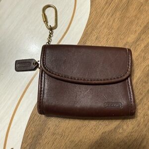 SOLD Vintage Coach Leather Keychain wallet